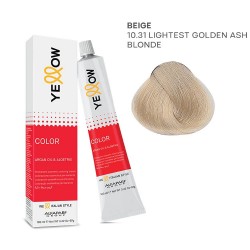 Yellow Color permanentā matu krēmkrāsa 100ml Nr.10.31 Yellow Color permanentā matu krēmkrāsa 100ml Nr.10.31
