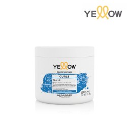 Yellow Curls mitrinoša maska lokainiem un cirtainiem matiem 500ml Yellow Curls mitrinoša maska lokainiem un cirtainiem matiem 500ml