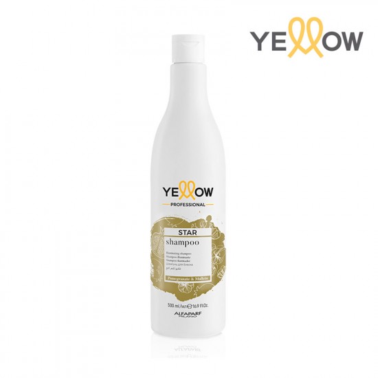 Yellow Star spīdumu piešķirošs šampūns visiem matu tipiem 500ml