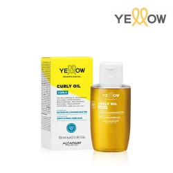 Yellow Curls mitrinoša eļļa lokainiem un cirtainiem matiem 100ml Yellow Curls mitrinoša eļļa lokainiem un cirtainiem matiem 100ml
