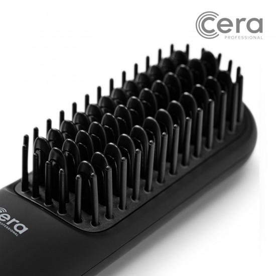 Cera Cordless Brush Straightener elektriskā bezvadu taisnošanas ķemme