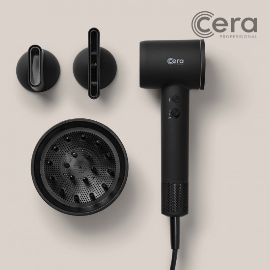 Cera Pro BLDC matu fēns melns 1600W
