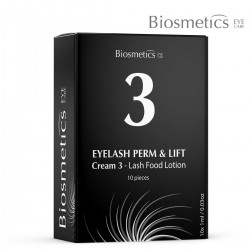 Biosmetics Eyelash Perm & Lift Cream Nr.3 barojošs kopšanas losjons skropstu liftingam un uzacu laminēšanai 1ml