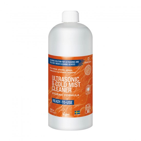 All1Clean higiēnisks tīrīšanas šķīdums ultraskaņas ierīcēm un matu birstu tīrītājiem 1L