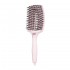 Olivia Garden Fingerbrush matu suka L pasteļ rozā