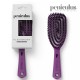 Peniculus Flexibrush Combo Bristles Violet ķemme ar īsiem 100% dabīgiem mežacūkas un gariem neilona sariem