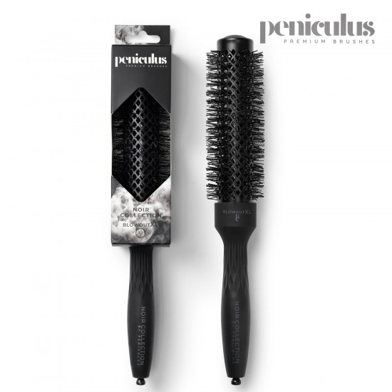 Peniculus Noir Collection Blowout Brush XL 32mm apaļā matu veidošanas ķemme 