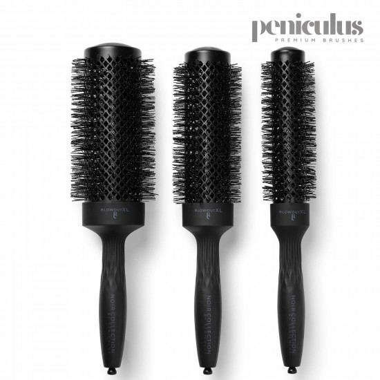 Peniculus Noir Collection Blowout Brush XL 43mm apaļā matu veidošanas ķemme 