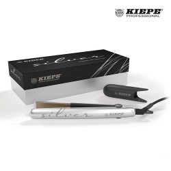 Kiepe Silver profesionāls matu taisnotājs sudraba krāsa 24x90mm Kiepe Silver profesionāls matu taisnotājs sudraba krāsa 24x90mm