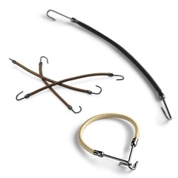 BraveHead резинки для волос со скобками BraveHead блонд 14см 12шт BraveHead резинки для волос со скобками BraveHead блонд 14см 12шт