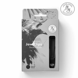 My Jawclip Raven Black melnas matu sprādzes 4gb
