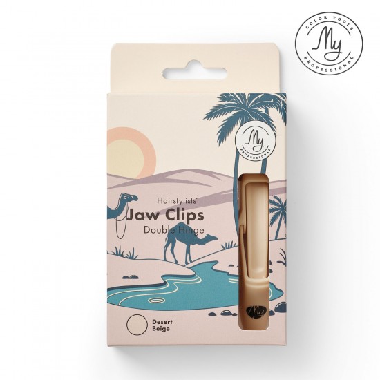 My Jawclip Desert Beige bēšas matu sprādzes 4gb