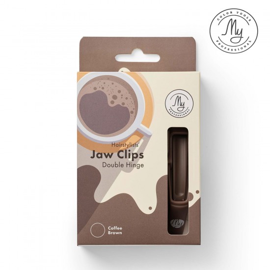 My Jawclip Coffee Brown brūnas matu sprādzes 4gb