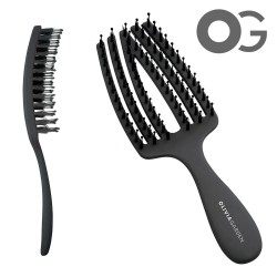 Olivia Garden Fingerbrush Care Mini Black matu suka Olivia Garden Fingerbrush Care Mini Black matu suka