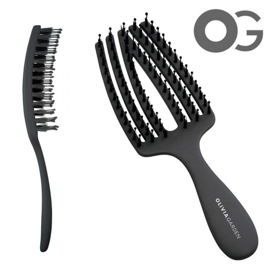 Olivia Garden Fingerbrush Care Mini Black matu suka