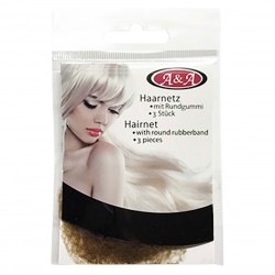 Comair thin and elastic hair net brown 3pcs Comair thin and elastic hair net brown 3pcs