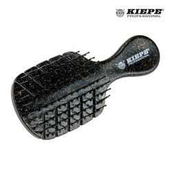 Kiepe Detangler Mini-Brushes matu sukas melna ar zelta mirdzumiem