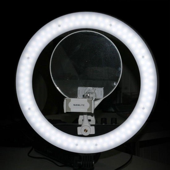 Galda LED Ring Light gredzena lampa grimam 24W ar somu un galda statīvu