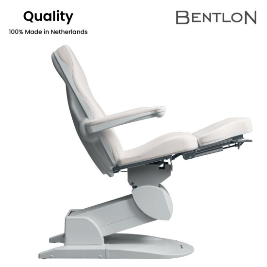 Bentlon Podo Chair Silver pedikīra krēsls balts