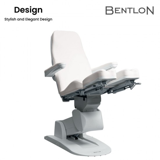 Bentlon Podo Chair Silver pedikīra krēsls balts