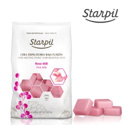 Starpil depilācijas vasks briketes rozā 4AB 1000g Starpil depilācijas vasks briketes rozā 4AB 1000g