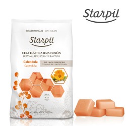 Starpil kliņģerīšu un tējas koka eļļas depilācijas vasks briketēs 1000g Starpil kliņģerīšu un tējas koka eļļas depilācijas vasks briketēs 1000g