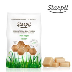 Starpil Pure Vegan vegāns depilācijas vasks briketes 1000g Starpil Pure Vegan vegāns depilācijas vasks briketes 1000g