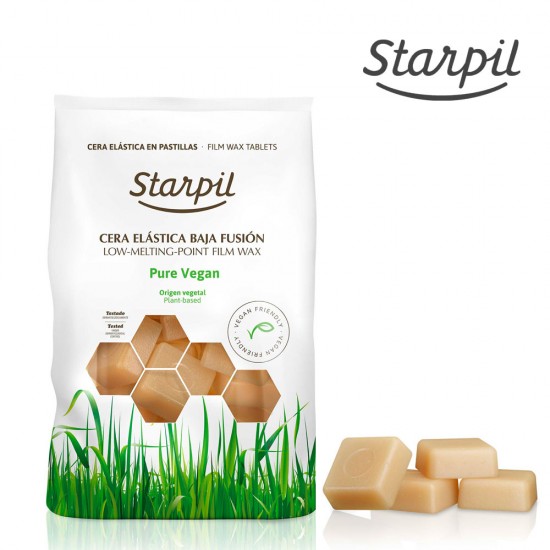 Starpil Pure Vegan vegāns depilācijas vasks briketes 1000g