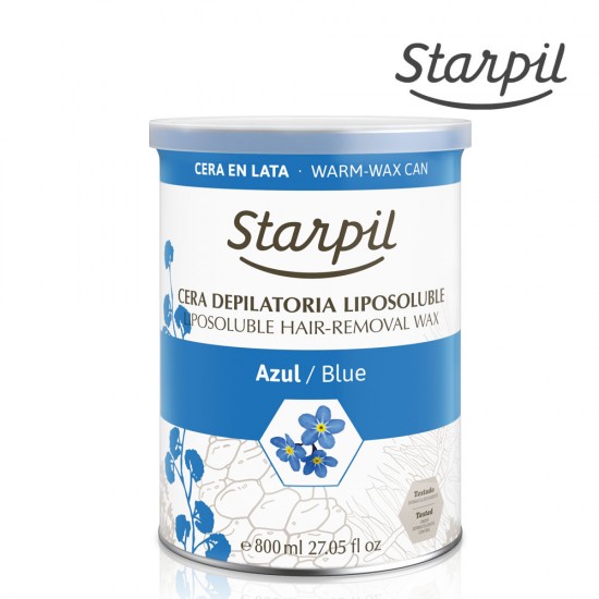 Blue Azulene Wax Starpil, Tin 800 ml