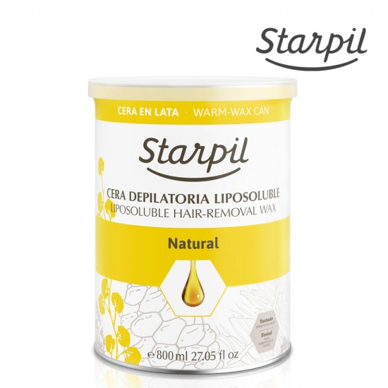 Honey Natural Wax Starpil, Tin 800 ml