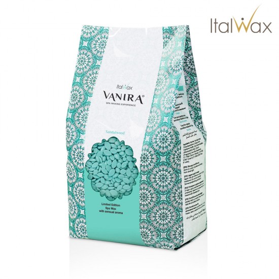 ItalWax Vanira karstais plēves vasks Sandalkoks 1kg