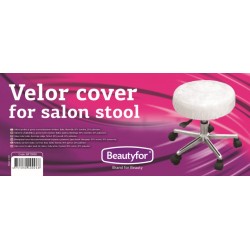 Beautyfor Velor cover for salon stool white Beautyfor Velor cover for salon stool white