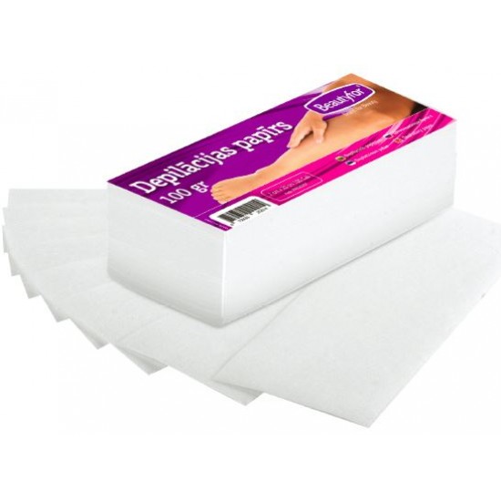 Beautyfor depilācijas papīrs sloksnēs 100 gab.