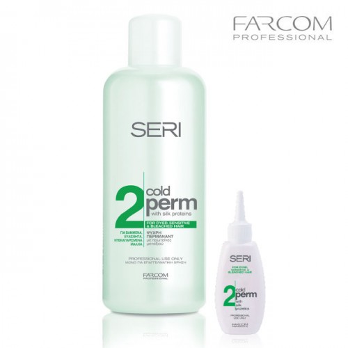 Farcom Seri Cold Perm 2 For Dyed Sensitive Bleached Hair 1l
