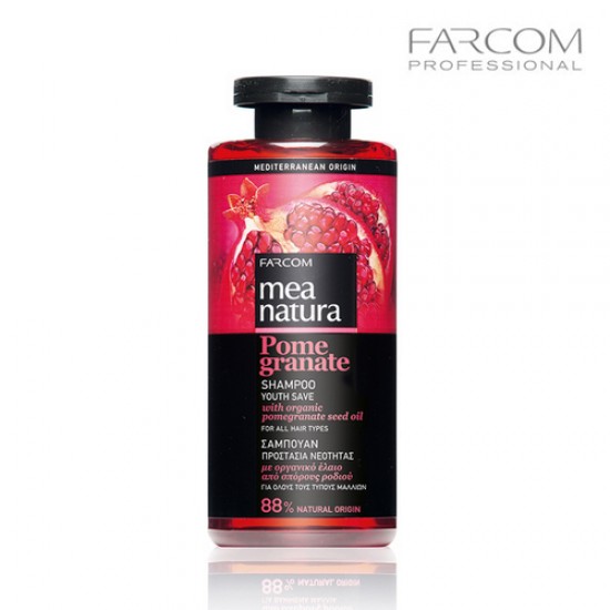 Farcom Mea Natura Pomegranate šampūns visiem matu tipiem Color Brilliance & Youth Save 300ml