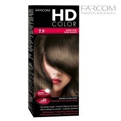 Farcom HDCOLOR Hair Set matu krāsošanas komplekts 7.9-Beige Blonde Farcom HDCOLOR Hair Set matu krāsošanas komplekts 7.9-Beige Blonde
