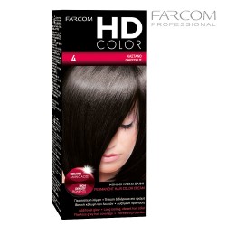 Farcom HDCOLOR Hair Set matu krāsošanas komplekts 4-Chestnut Farcom HDCOLOR Hair Set matu krāsošanas komplekts 4-Chestnut