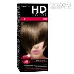 Farcom HDCOLOR Hair Set matu krāsošanas komplekts 7-Blonde Farcom HDCOLOR Hair Set matu krāsošanas komplekts 7-Blonde