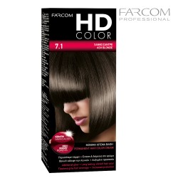 Farcom HDCOLOR Hair Set matu krāsošanas komplekts 7.1-Ash Blonde Farcom HDCOLOR Hair Set matu krāsošanas komplekts 7.1-Ash Blonde