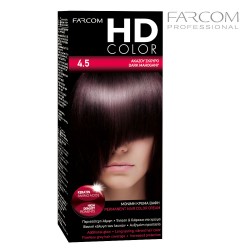 Farcom HDCOLOR Hair Set matu krāsošanas komplekts 4.5-Dark Mahogany Farcom HDCOLOR Hair Set matu krāsošanas komplekts 4.5-Dark Mahogany