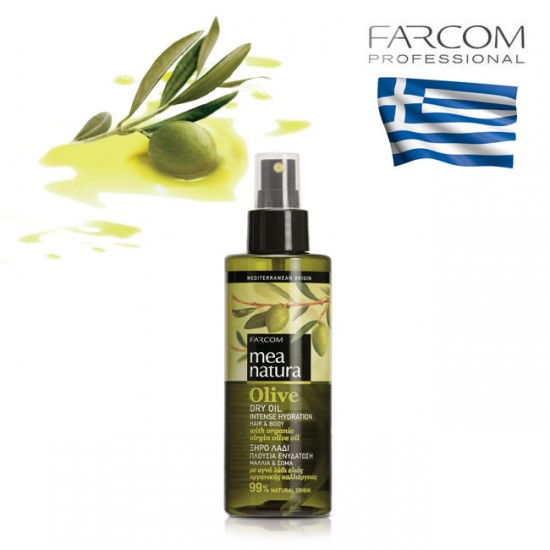Farcom Mea Natura Olive dry oil intensīva  sausā eļļa matiem 160ml