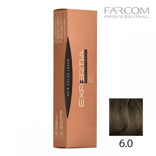 Farcom Expertia permanenta matu krēmkrāsa 100ml 6.0-DA Dark blonde