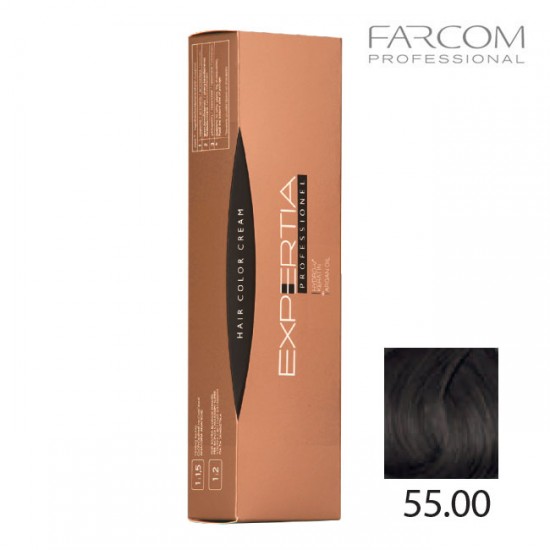 Farcom Expertia permanenta matu krēmkrāsa 100ml 55.00-LI Light deep brown