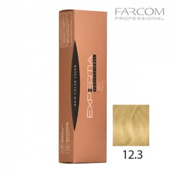Farcom Expertia permanenta matu krēmkrāsa 100ml 12.3-VE Very light golden blonde Farcom Expertia permanenta matu krēmkrāsa 100ml 12.3-VE Very light golden blonde