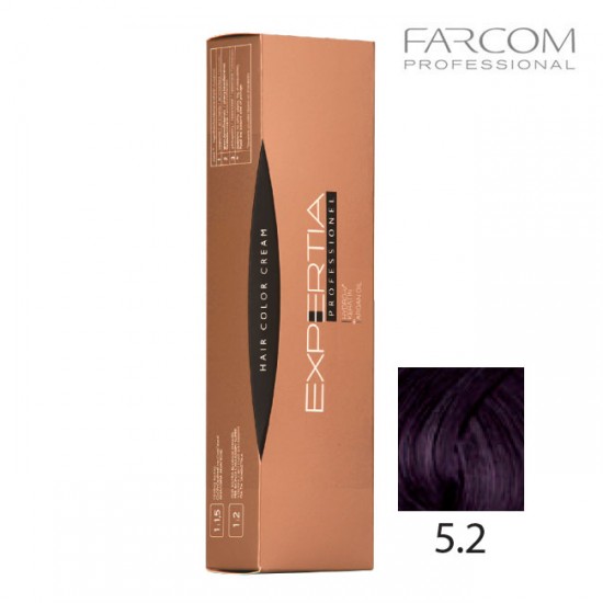Farcom Expertia permanenta matu krēmkrāsa 100ml 5.2-LIG Light violet brown
