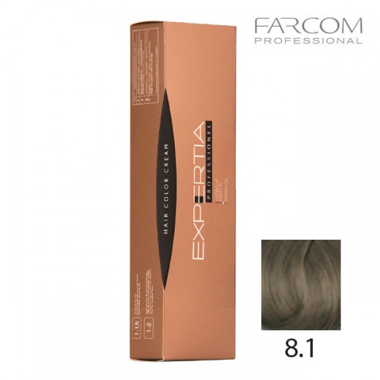 Farcom Expertia permanenta matu krēmkrāsa 100ml 8.1-LIG Light ash blonde