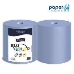 Industriālais papīrs zils Paperdi 3 kārtas 24.8x25cm 200m 800 lapas 1 rullis Industriālais papīrs zils Paperdi 3 kārtas 24.8x25cm 200m 800 lapas 1 rullis
