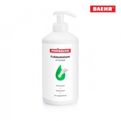 Pedibaehr Fußdeobalsam balzams svīstošām kājām ar farnezolu 500ml ar dozatoru Pedibaehr Fußdeobalsam balzams svīstošām kājām ar farnezolu 500ml ar dozatoru