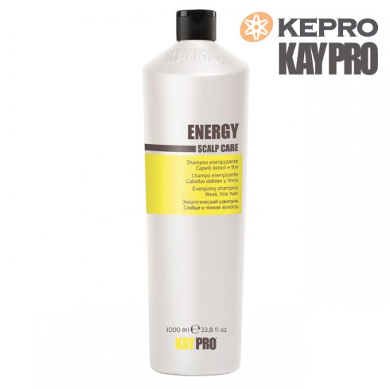 Kepro Kaypro Energy Scalp care šampūns plāniem matiem 1l