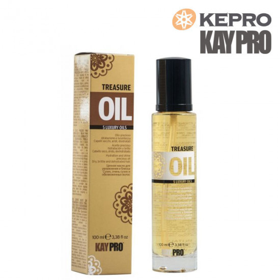 Kepro Treasure Oil 5 luxury oils mitrinoša eļļa 100ml Kepro Treasure Oil 5 luxury oils mitrinoša eļļa 100ml